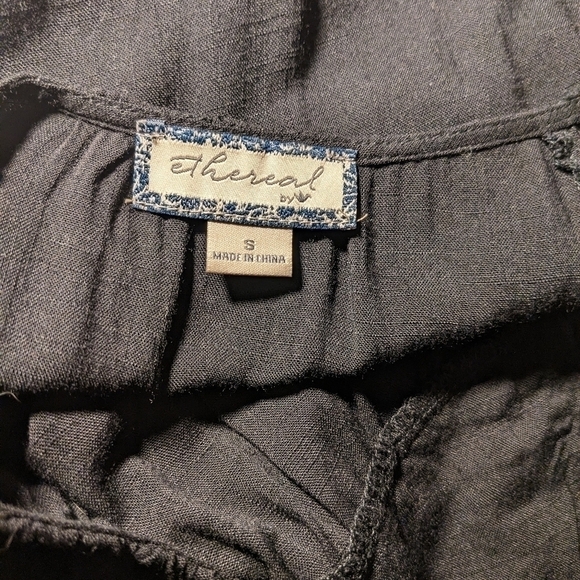 ETHEREAL size small black shirt - Picture 6 of 7